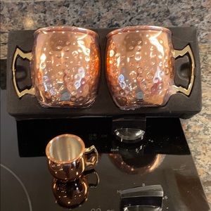 Moscow mule set with nesting bowls